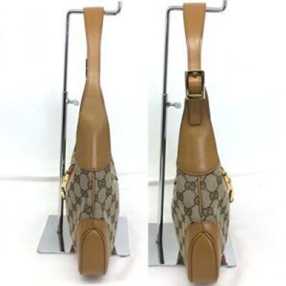 Gucci One Shoulder Bag GG Canvas Beige Brown - Picture 4 of 8